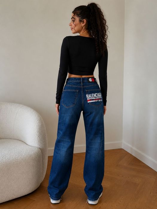 Jeansy balenciaga unisex rozmiar 30 pas 38x2 max 39x2