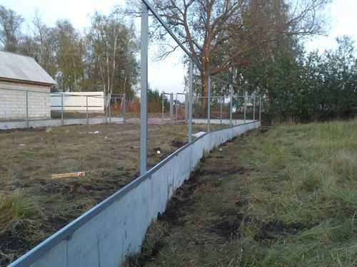 Забор из профнастила \профнастила\.