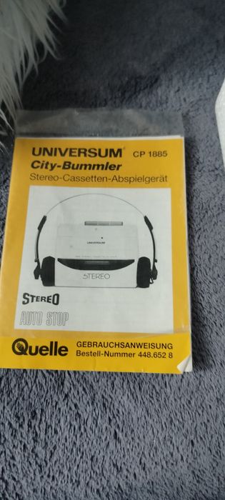 Kolekcjonerski odtwarzacz kasetowy Walkman Uniwersum City Bummler