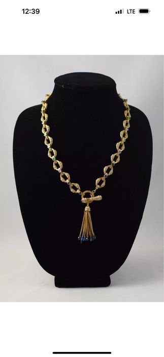 Кольє Franklin Mint,вінтаж,покриття 22 К