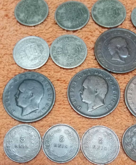 Moedas de reis antigas