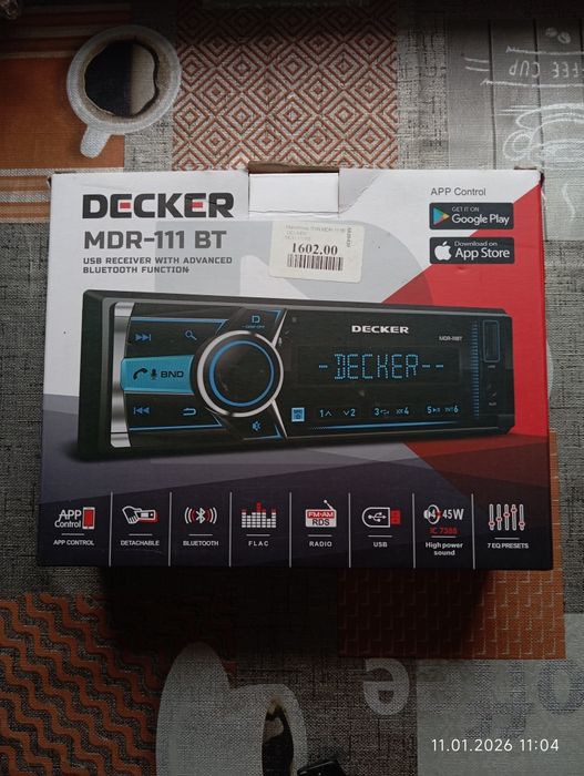 Магнітола DECKER-111 BT