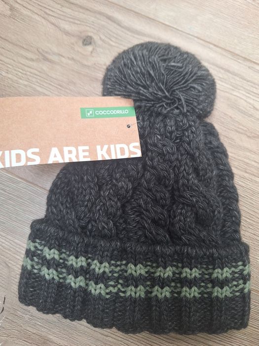 Nowa czapka zimowa dla chłopca coccodrillo 50 52