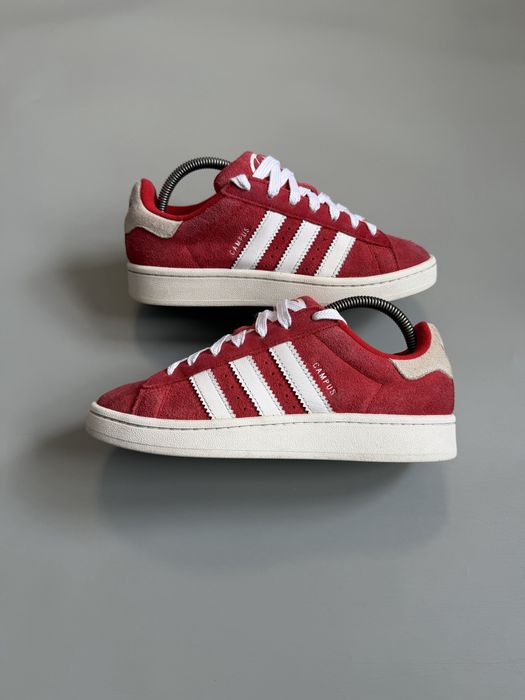 Adidas Campus Red Suede 39(24.5cm) Gazelle Bold