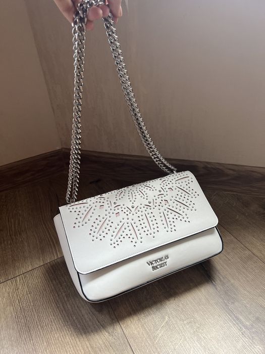 Оригинальная сумка Victoria Secret белая брендовая