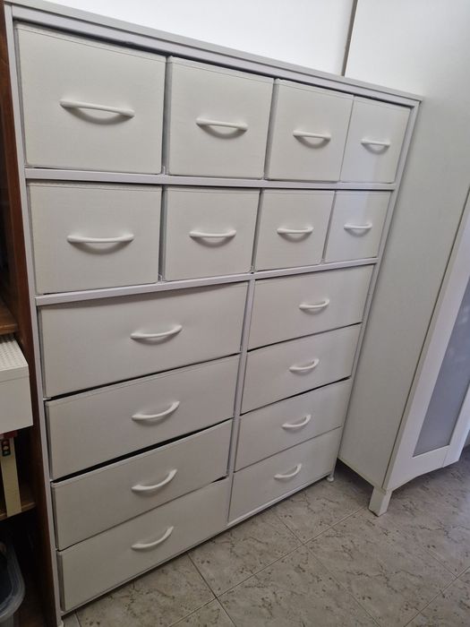 Cómoda arrumação com 16 gavetas