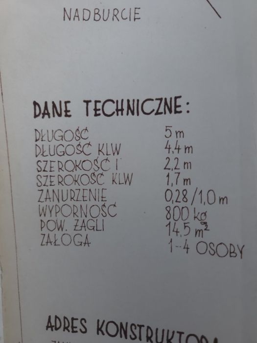 Sprzedam żaglówkę Setka