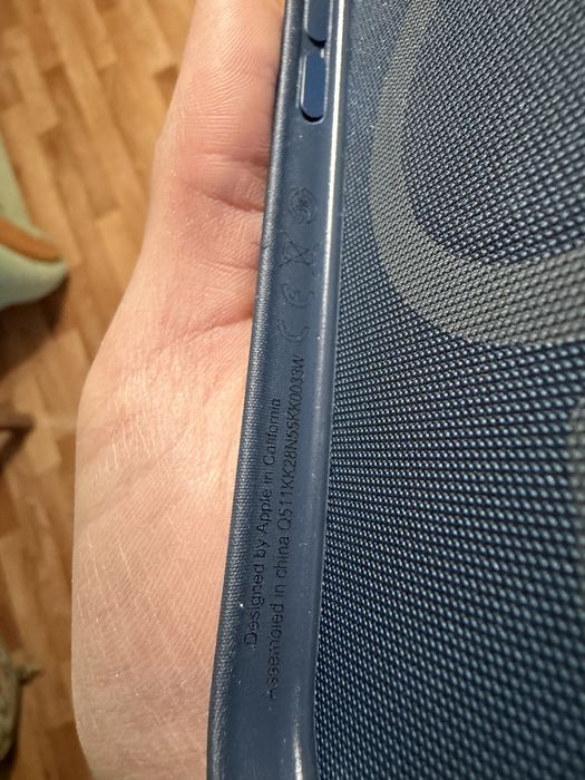 Чохол TechWoven Case magsafe для Apple Iphone 17 pro Dark blue