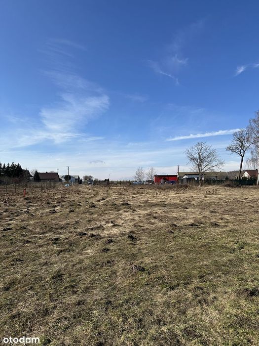 Działka budowlana 1323 m² Bruliny – media przy działce, 1h od Warszawy