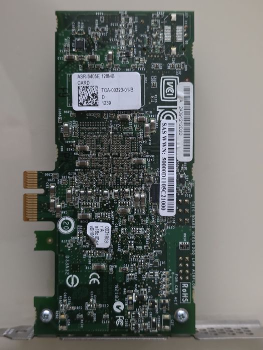 RAID-контролер Adaptec ASR-6405E + кабель SFF-8087 (SATA/SAS)