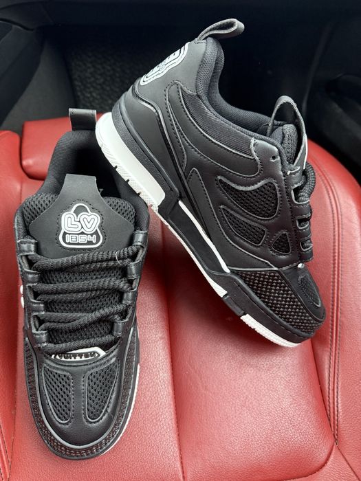(БЕЗ ПЕРЕДОПЛАТИ) Louis Vuitton Skate Sneaker Black луї вітон чорні
