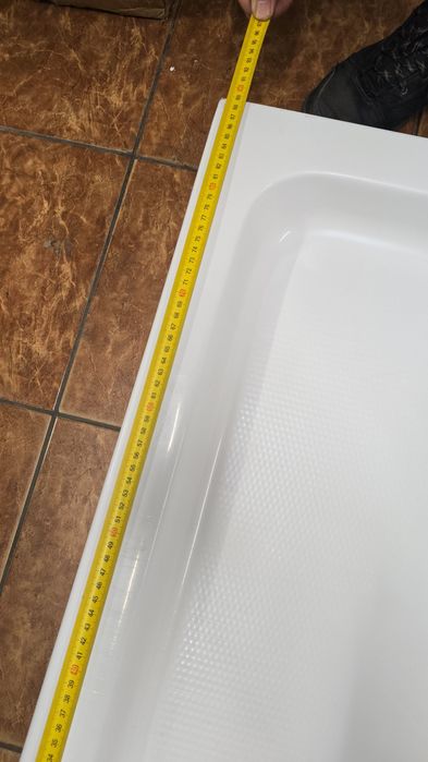 Brodzik do kabiny prysznicowej półokrągły 90cm