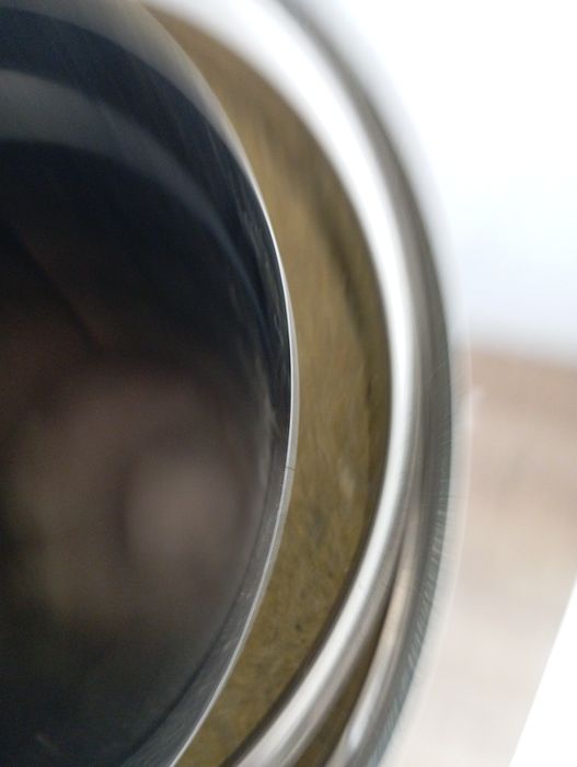 Tubo inox duplo de 200 mm
