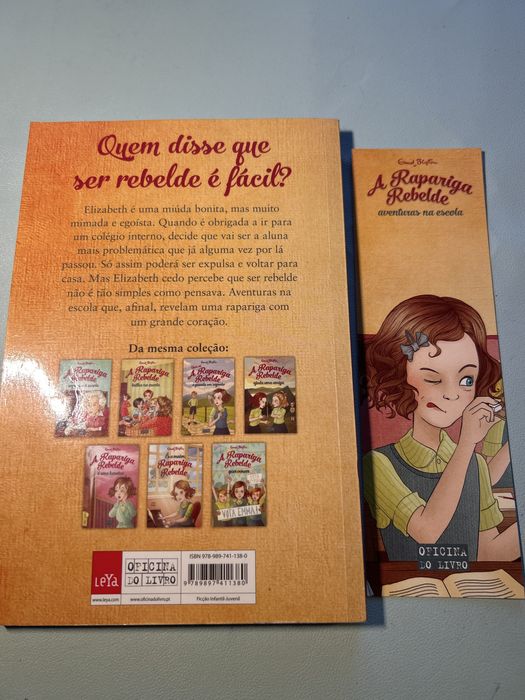 Livro A rapariga rebelde- aventuras na escola