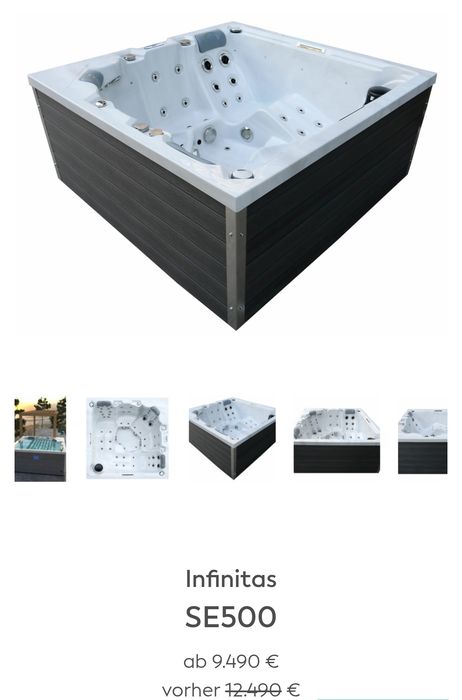 Jacuzzi ogrodowe Made in Germany SE 500 INFINITAS
