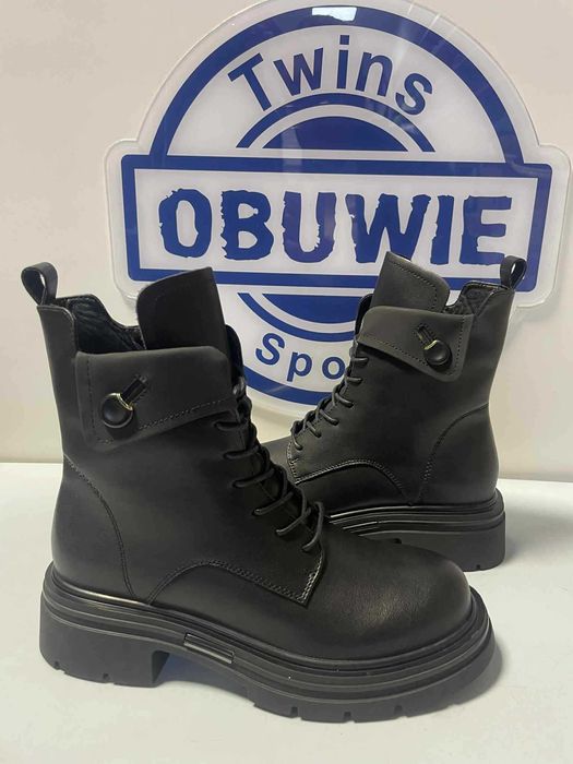 Filippo botki skórzane workery DBT 7230 / 25 BK 40 - 41