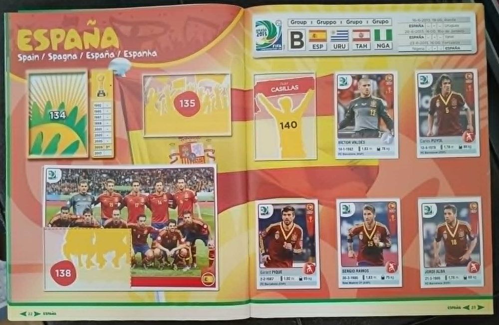Caderneta de Cromos – Taça das Confederações - BRASIL 2013