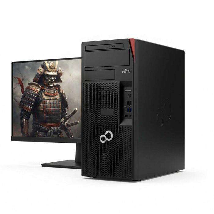 Wydajny Komputer Biurowy Fujitsu P558 i3 9gen 8GB 256 GB Win11 Pro Stacjonarny Boss