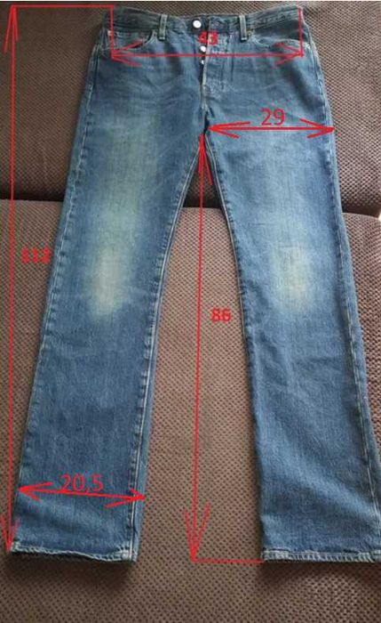 Spodnie LEVIS 501 32/34 KLASYCZNE proste
