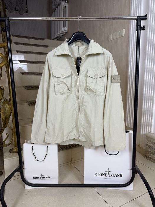 Stone Island Ghost Piece Beige Nylon CP Jacket Company Arcteryx