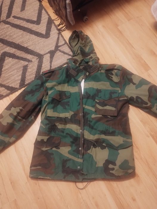 Kurtka wojskowa woodland m65