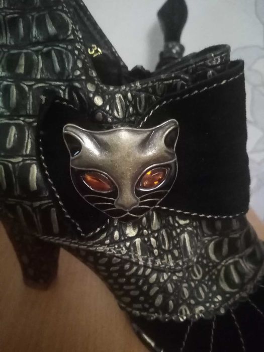ботильоны  irregular choice (натуральная кожа)