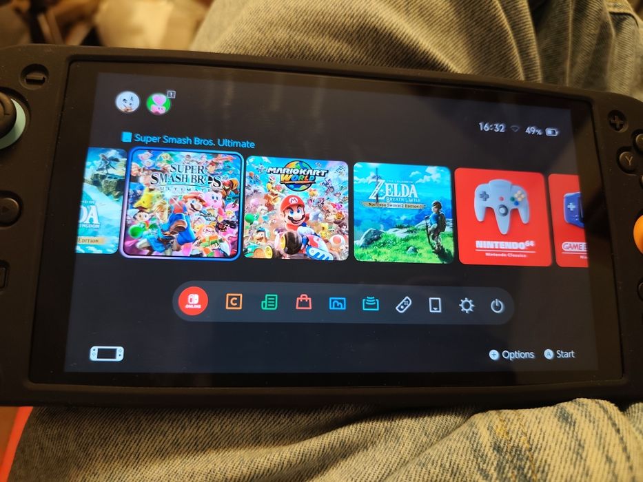 Nintendo switch 2 + gry + futerał + szkło ochronne