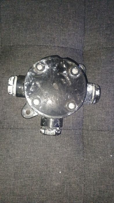 Stara puszka elektryczna rozgałęźna BAKELIT PRL Loft Industrial Retro