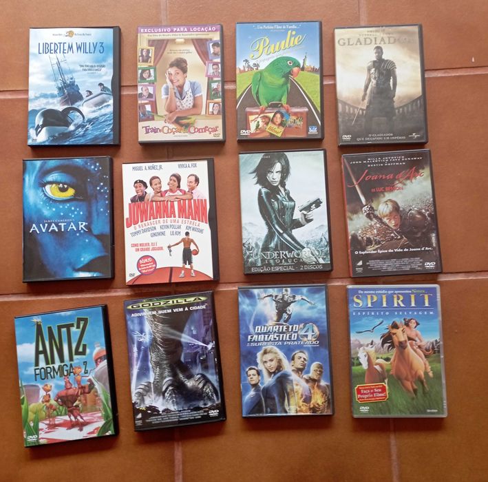 Dvds em optimo estado- Na compra de 4 ofereço 1 ou os portes de envio