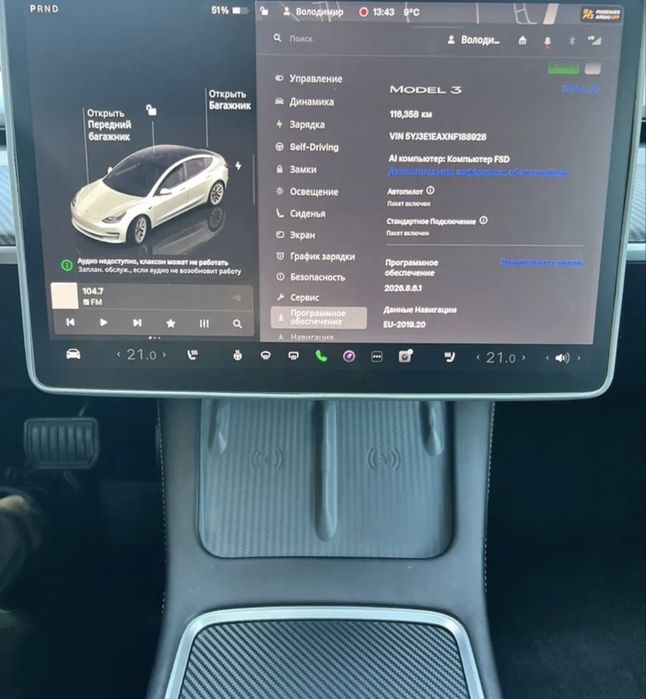 Аренда прокат авто Тесла модел 3 tesla model 3