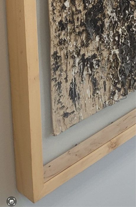 Obraz  art  szkło olej sztuka współczesna zara home