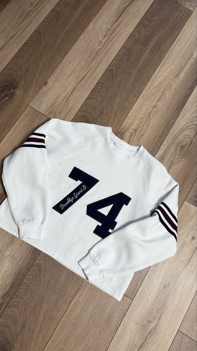 Zara bluza college biel ecru M