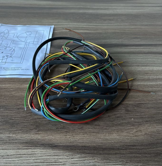 NOWA POLSKA instalacja elektryczna WSK 125 B1 DWURAMÓWKA