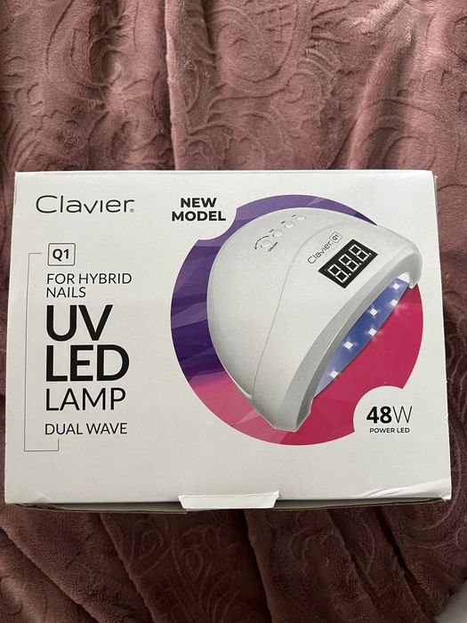 Frezarka EXO Eko CX3 do paznokci, lampa Clavier Q1 UV Led zestaw