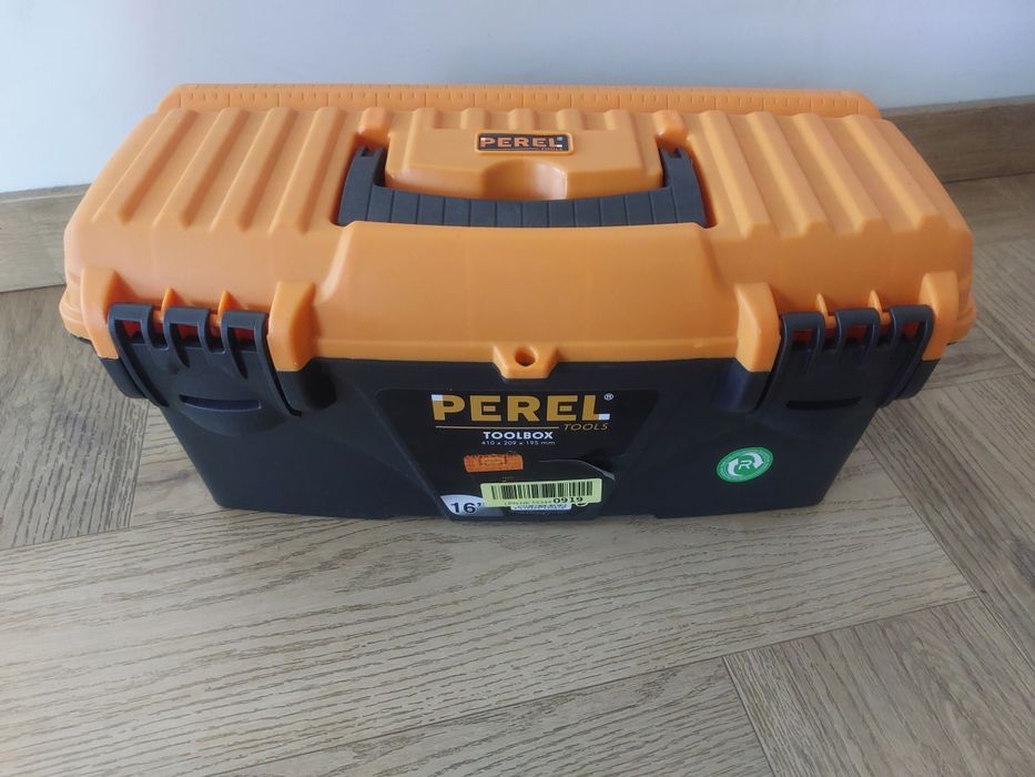 Perel Skrzynka Narzędziowa 40×20 cm z Wyjmowaną Tacką