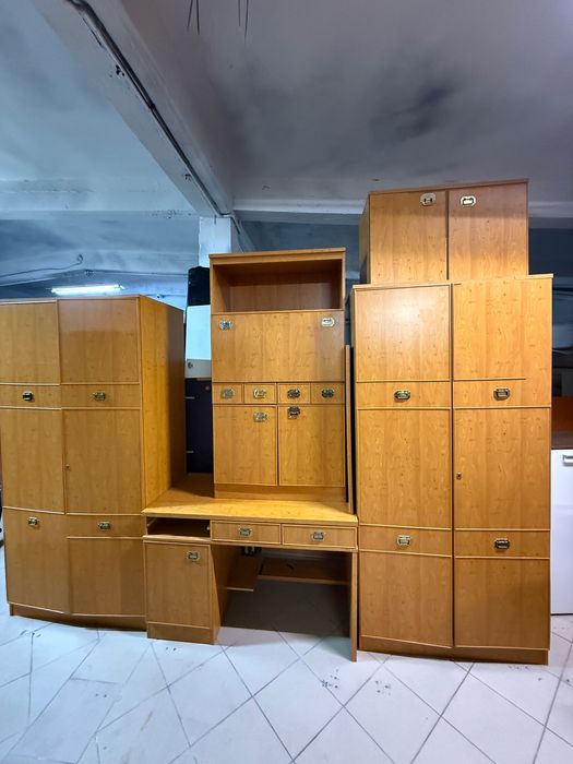 Solidny zestaw biurowy lub pokojowy | Fornir drewniany mocny DOWÓZ