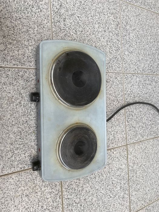 Fogão eléctrico de 2 bicos