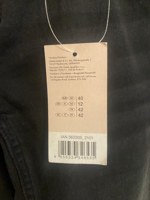 Spodnie ciążowe jeansowe Esmara 40