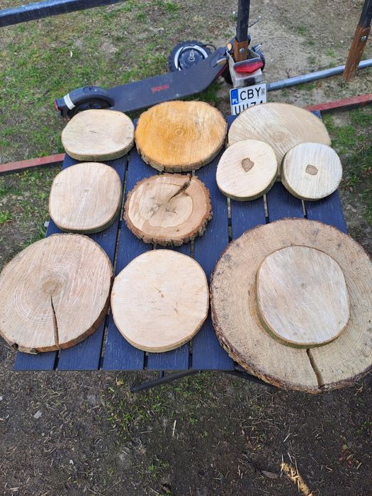 Plastry drewna sprzedam