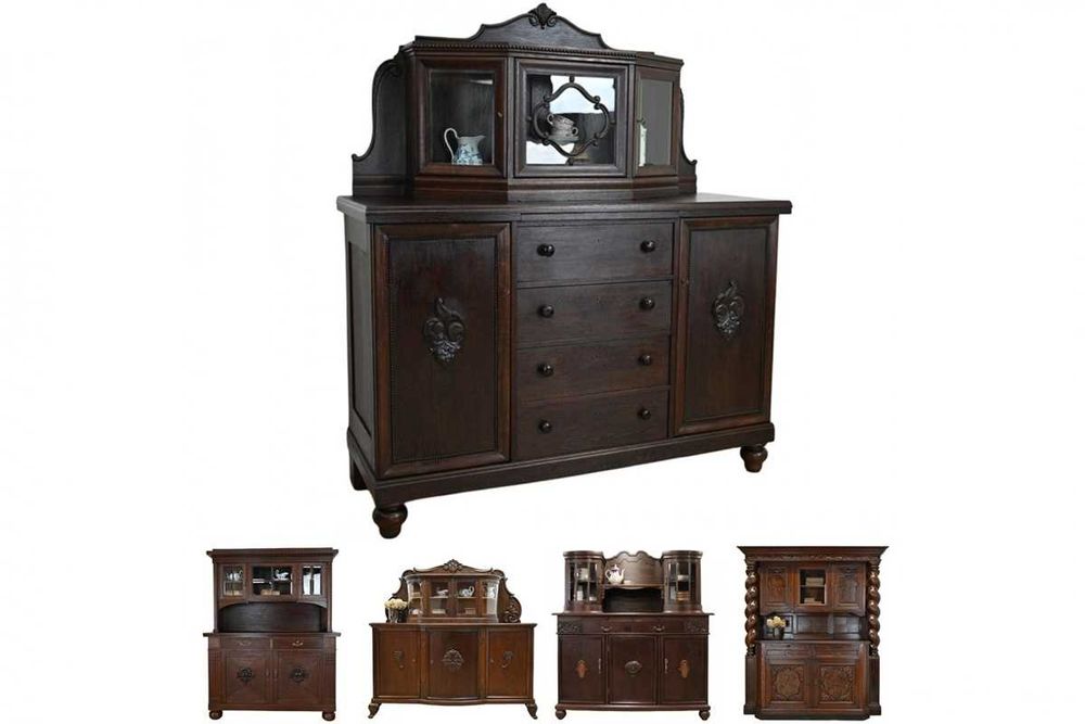 kredensy antyki stare meble po renowacji