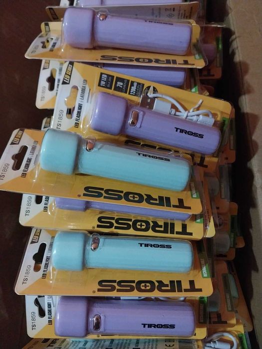 НАДІЙНИЙ Ліхтарик TIROSS 1859-ручний акумуляторний ліхтар LED