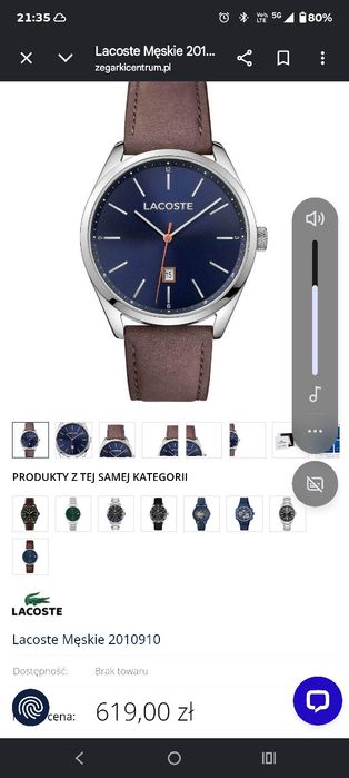 Zegarek Lacoste  ...