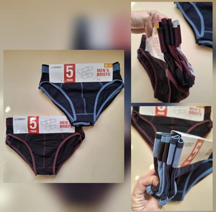 Набір 5 шт трусів сліпів/ плавок  livergy