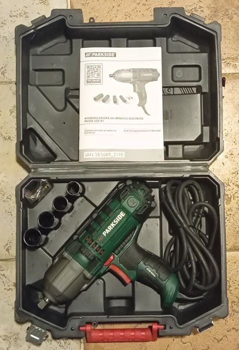 Aparafusadora de impacto elétrica Parkside