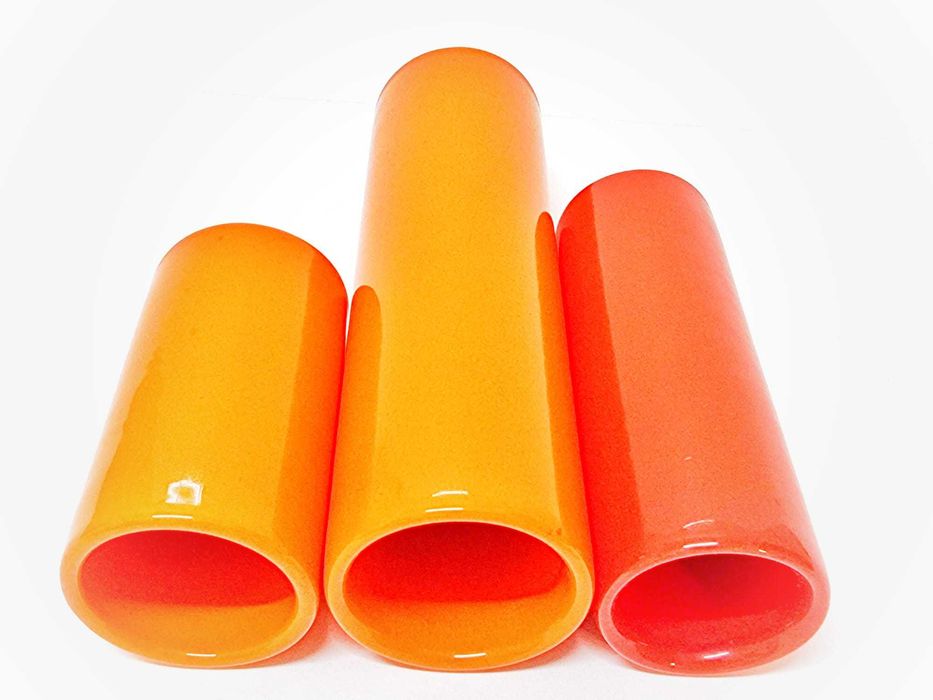 3 vasos de cerâmica Sicart Pino Spagnolo Space Age Italia anos 70
