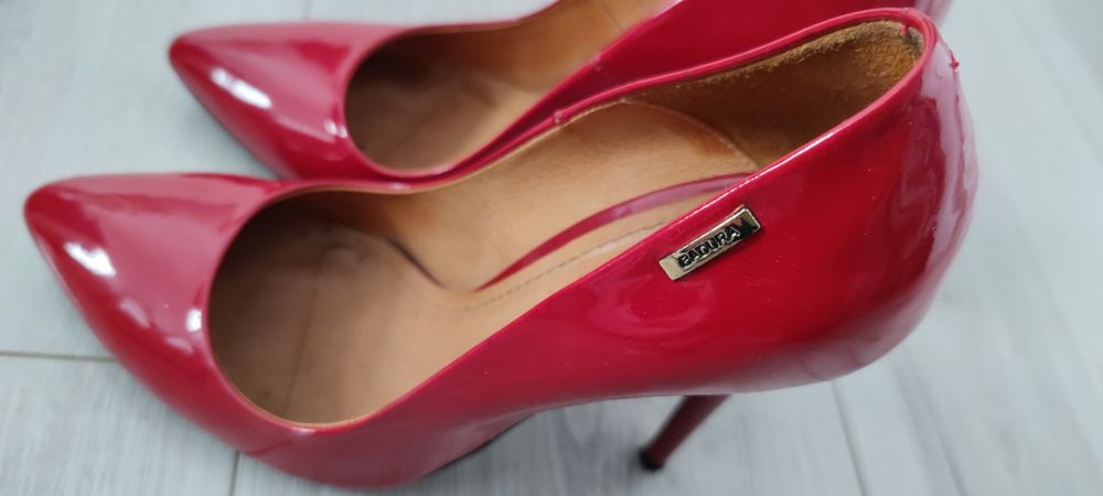 Buty Szpilki Badura 38 Czerwone