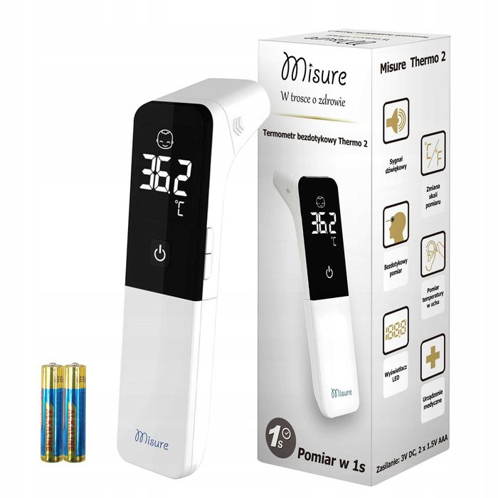 Термометр, градусник, медичний інфрачервоний термометр Misure Thermo 2