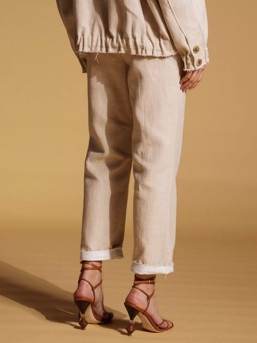 Брюки з льону The Coat