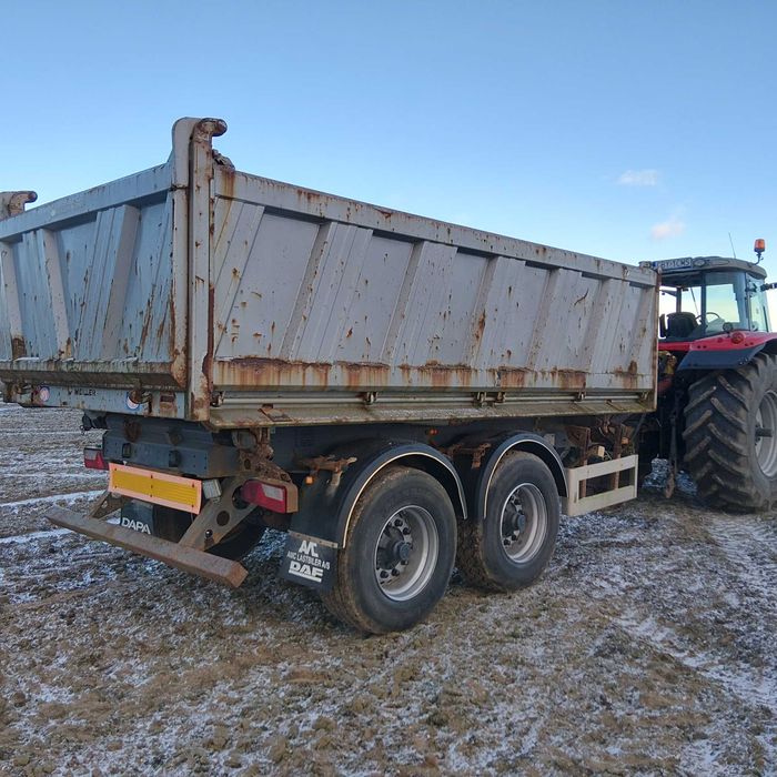 Tandem Meiller wywrotka 3 stronna wozidło stalowe burty