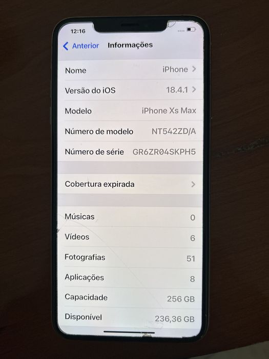 Iphone XS Max 256